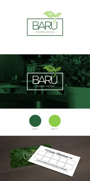 Apresentação da identidade visual Baru