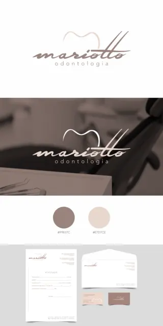 Apresentação da identidade visual Mariotto